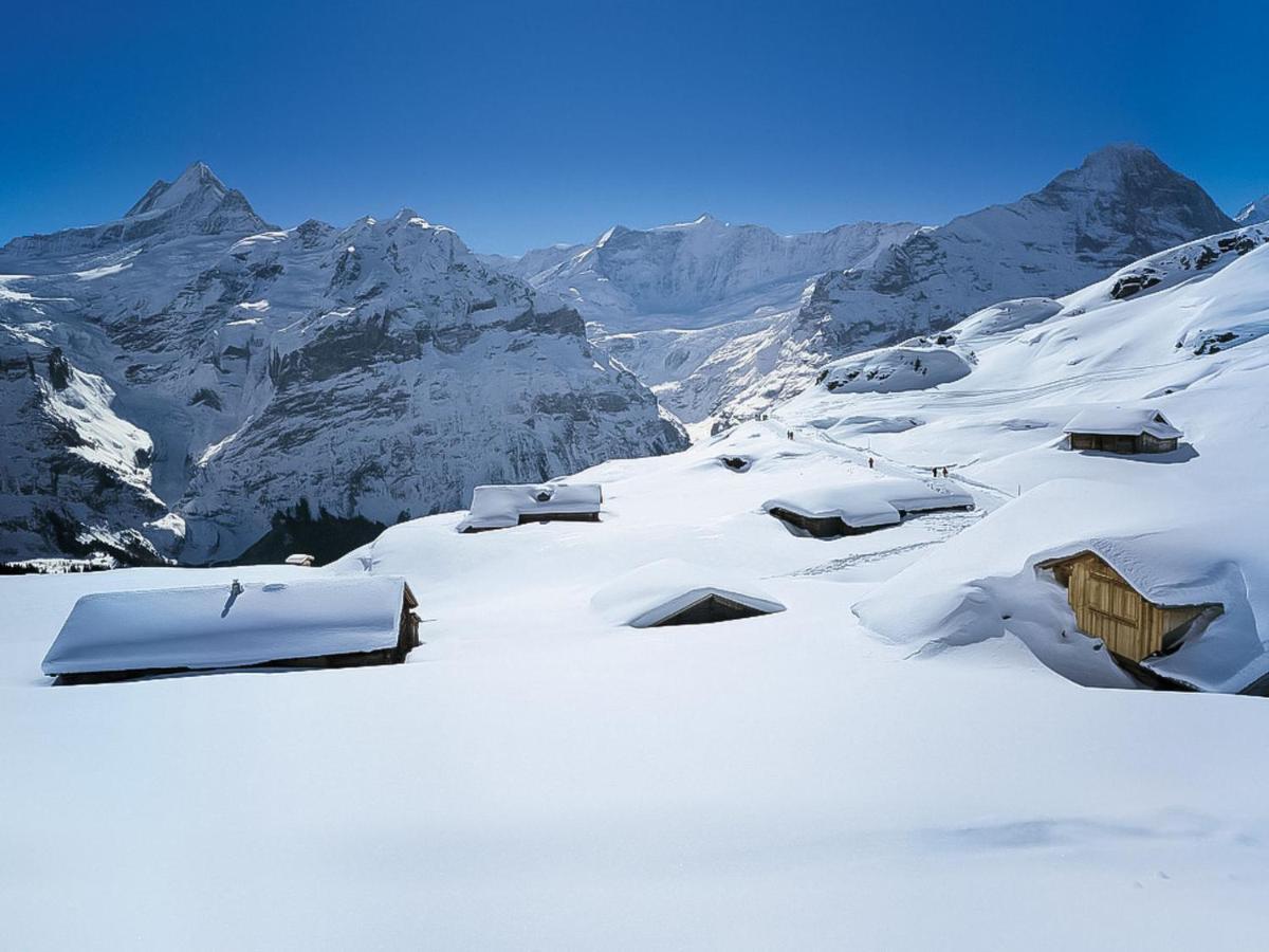 Apartment Chalet Abendrot Apartments-14 By Interhome Grindelwald Exterior photo